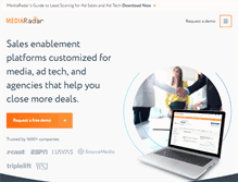 Tablet Screenshot of mediaradar.com